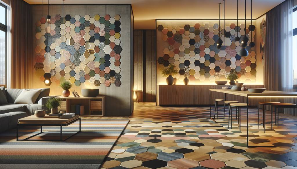 Intégrer du carrelage hexagonal pour une déco géométrique